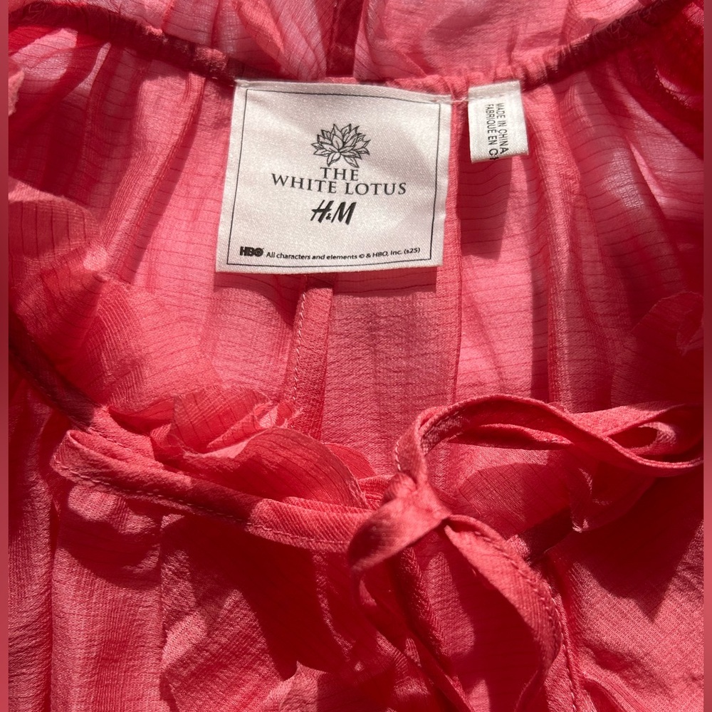 H&MxThe White Lotus Ruffled Pink Coral Dress
NWOT - Picture 2 of 9